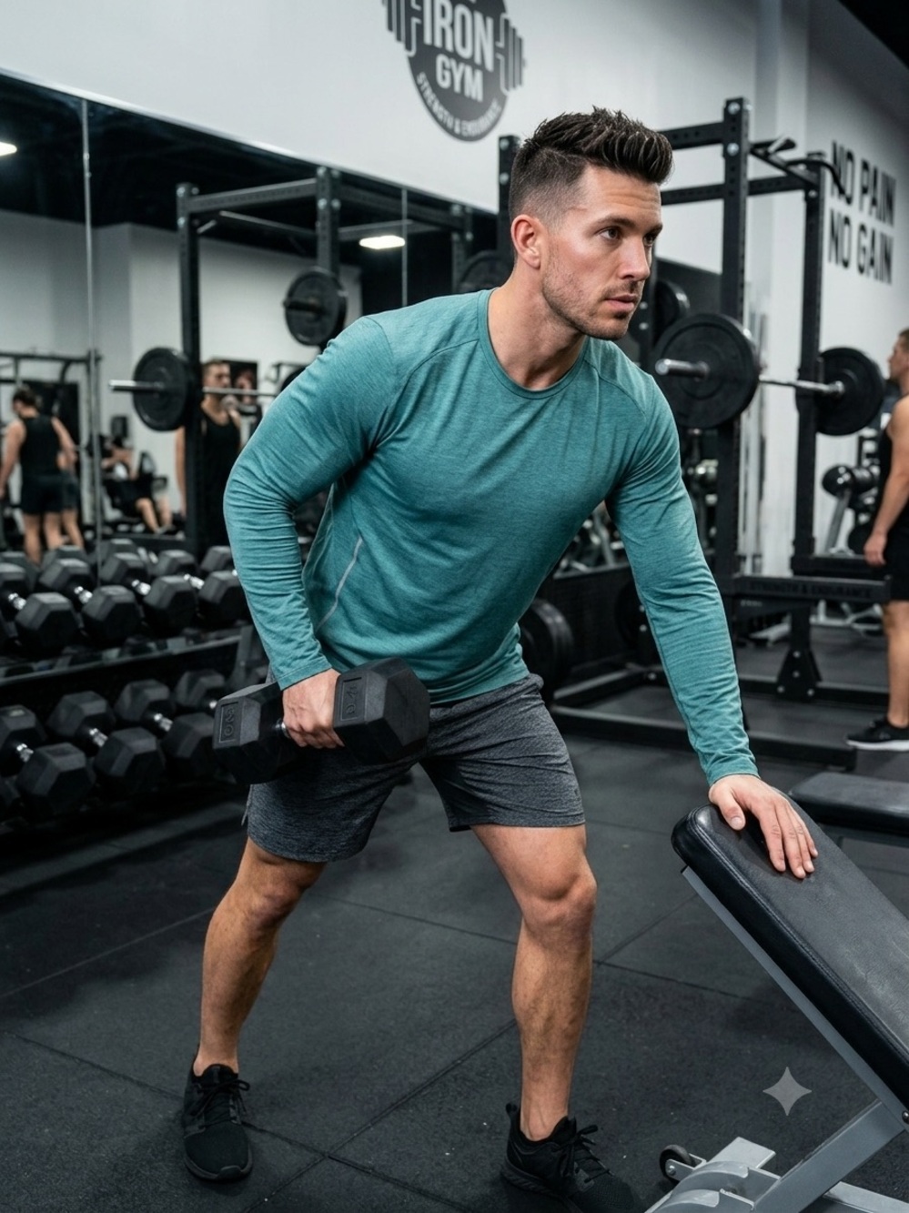 lululemon athletica Long Sleeve Teal Performance Top